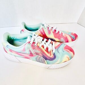 Puma Kids' Carina Swirl Sneakers Size 7 Children’s